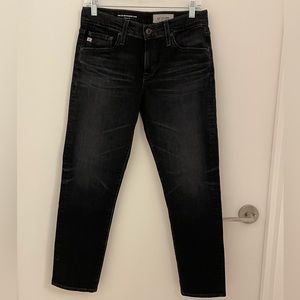 AG The Ex-Boyfriend Slim jeans. Size 27/4. Black denim wash. In great condition.